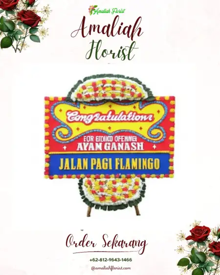 Sewa Papan Bunga Pangkung Karung